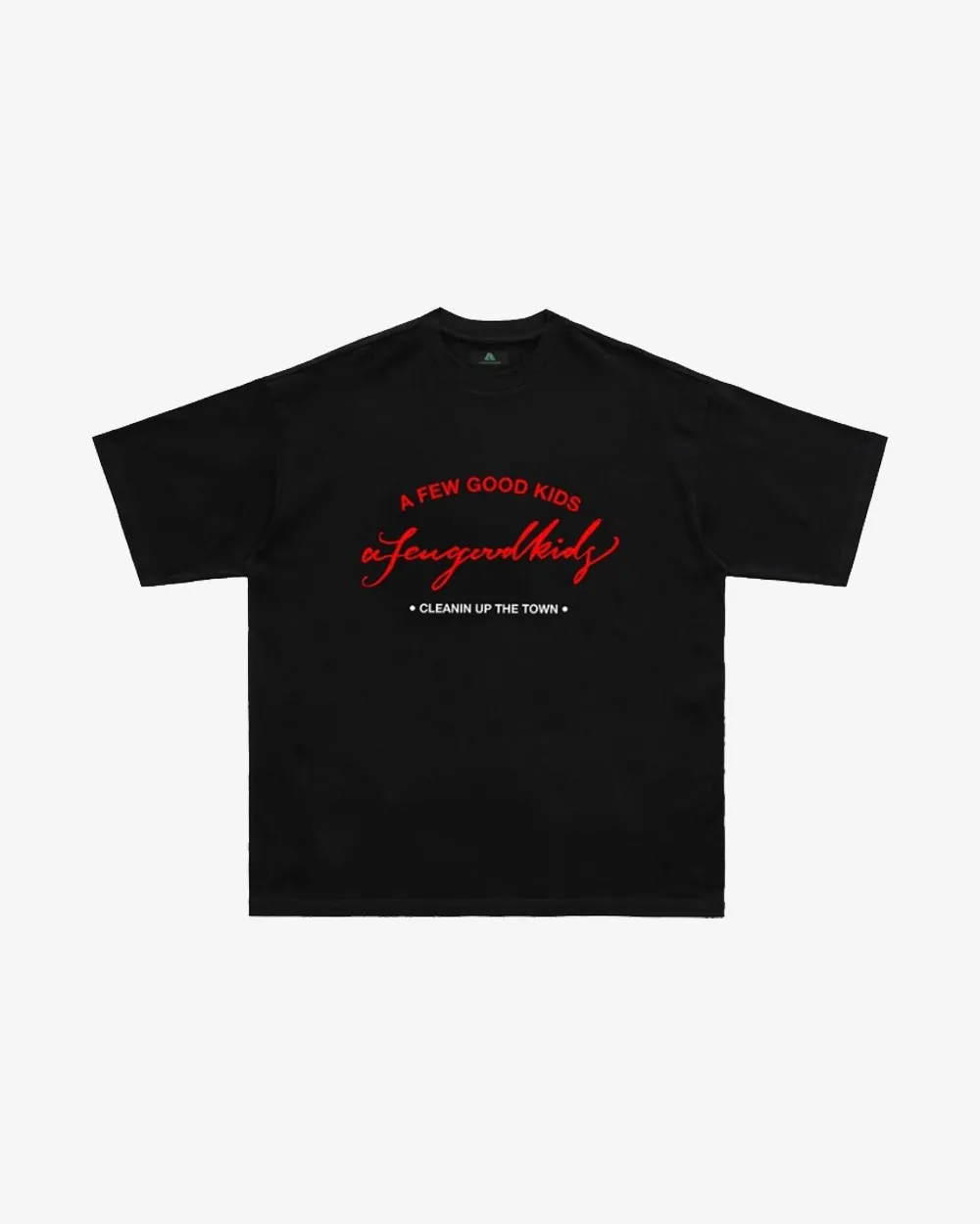 A FEW GOOD KIDS GHOST BLACK TEE