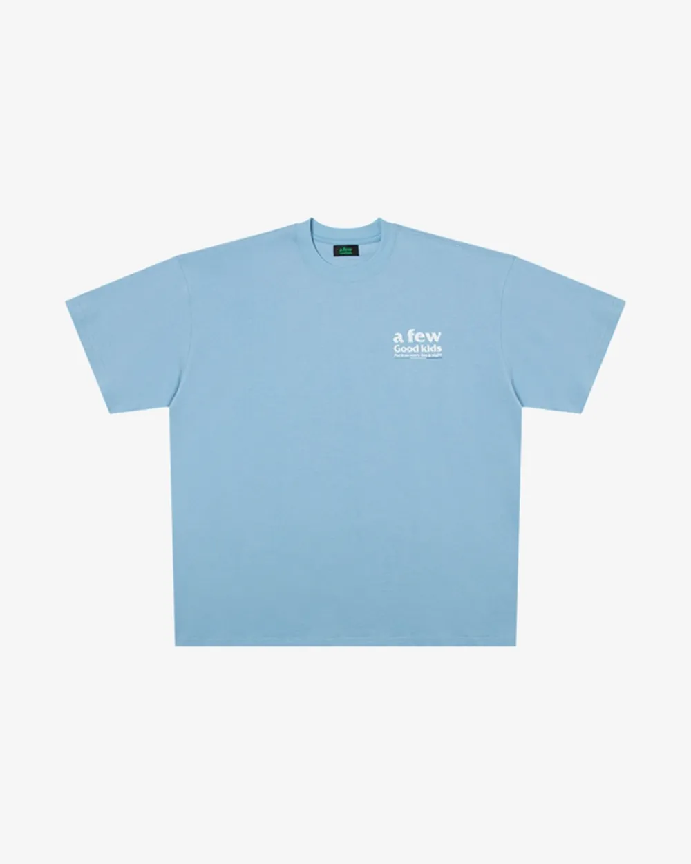 A FEW GOOD KIDS SS23 BASIC LOGO BLUE TEE