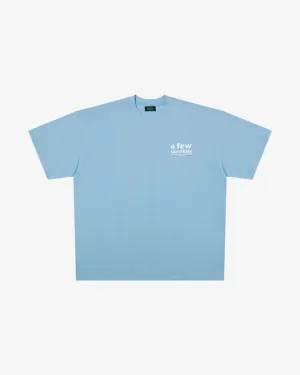 A FEW GOOD KIDS SS23 BASIC LOGO BLUE TEE