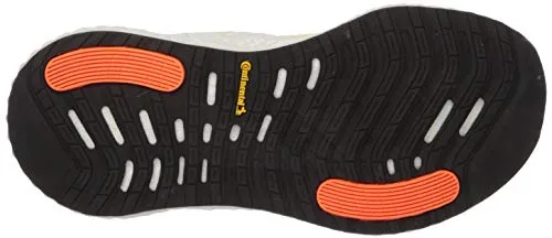 adidas Women's Alphaboost Running Shoe, Ecru Tint/Silver Metallic/Glow Orange, 9.5 M US