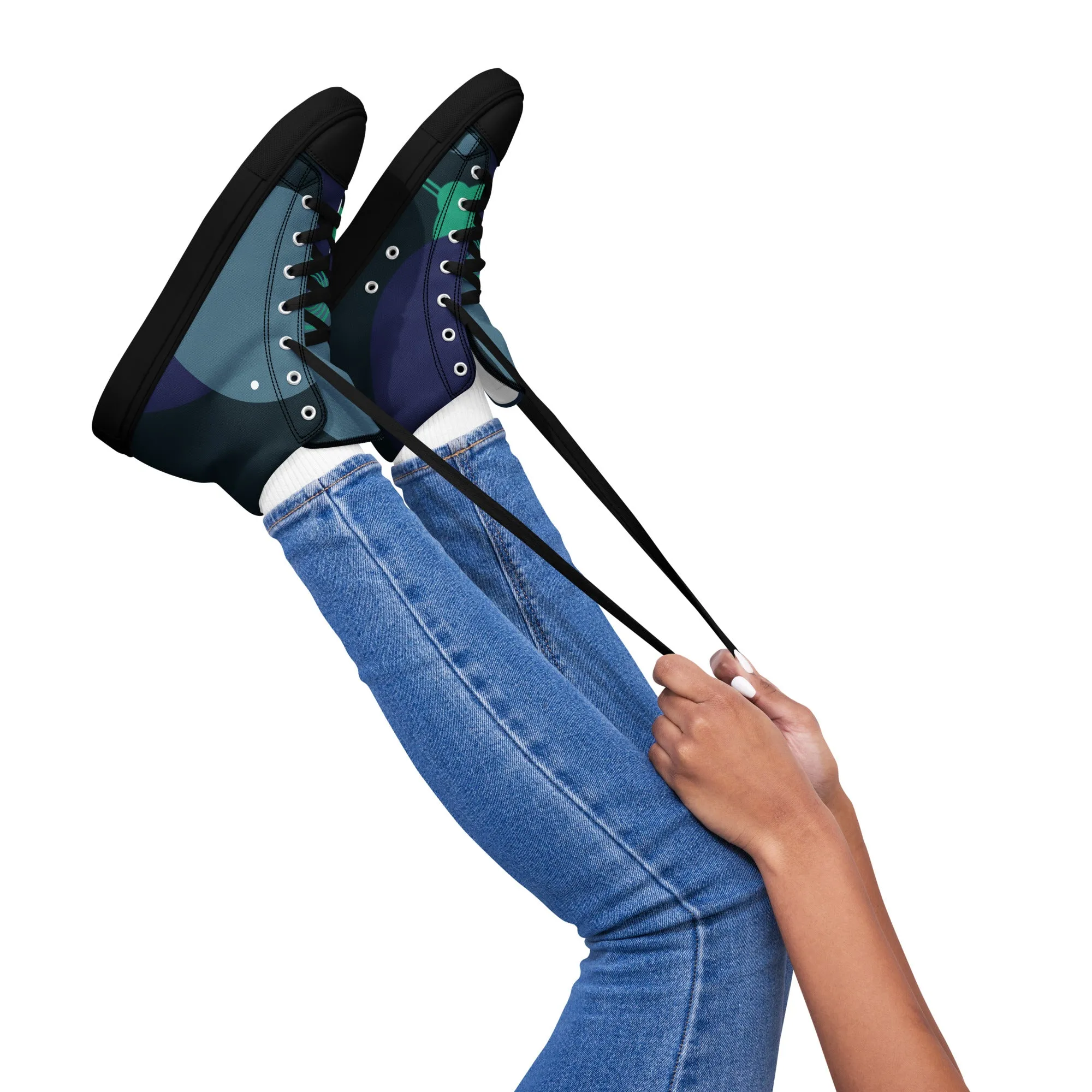 ARTIST Women’s High Top Canvas Shoes