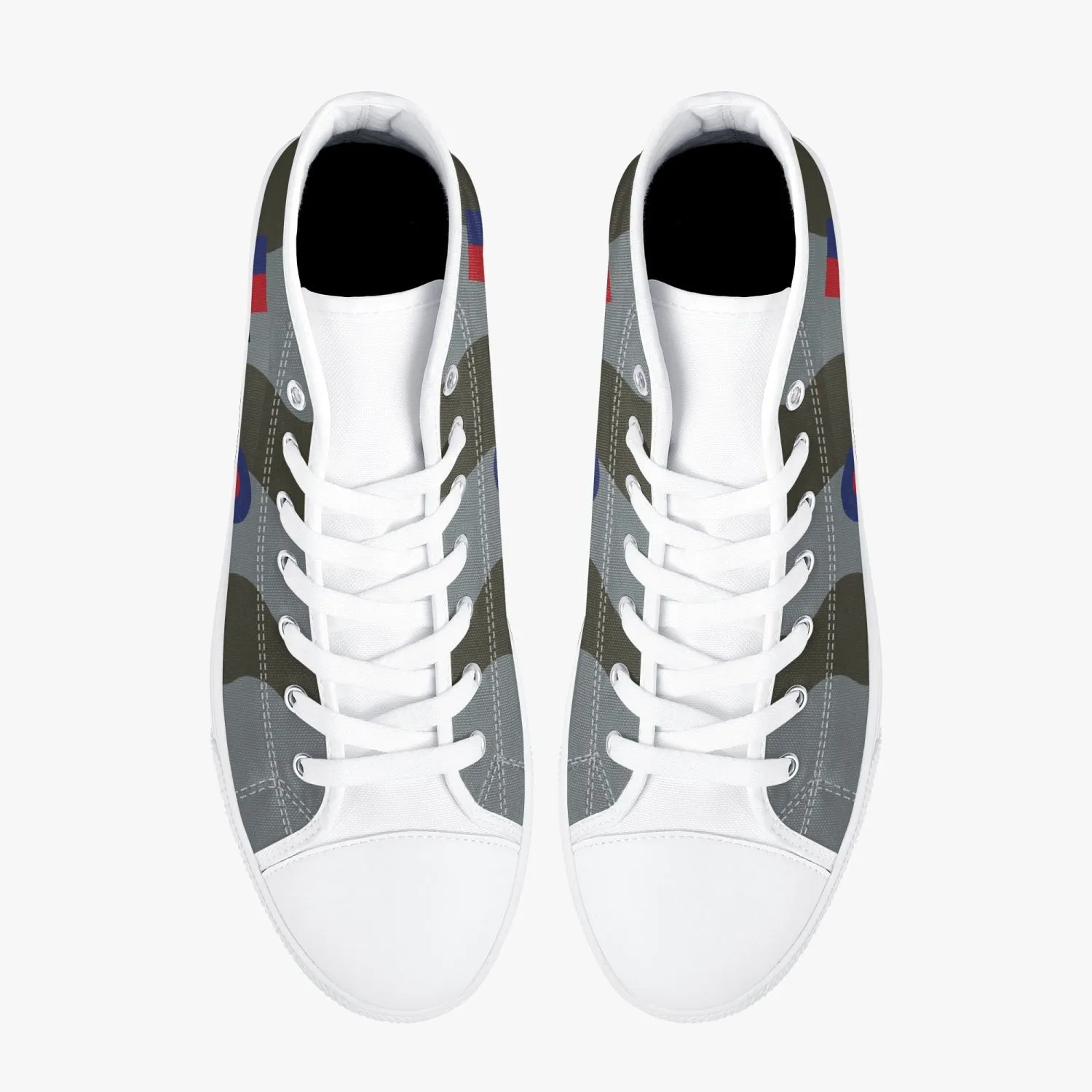 Avro Vulcan #607 High Top Canvas Shoes