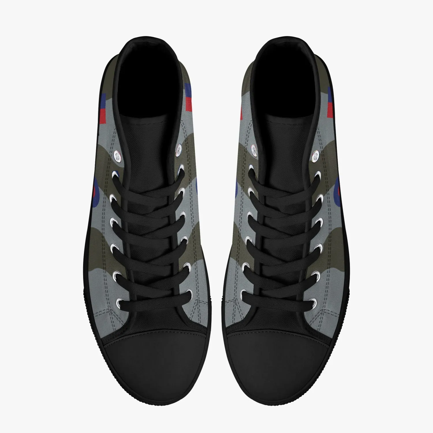 Avro Vulcan #607 High Top Canvas Shoes