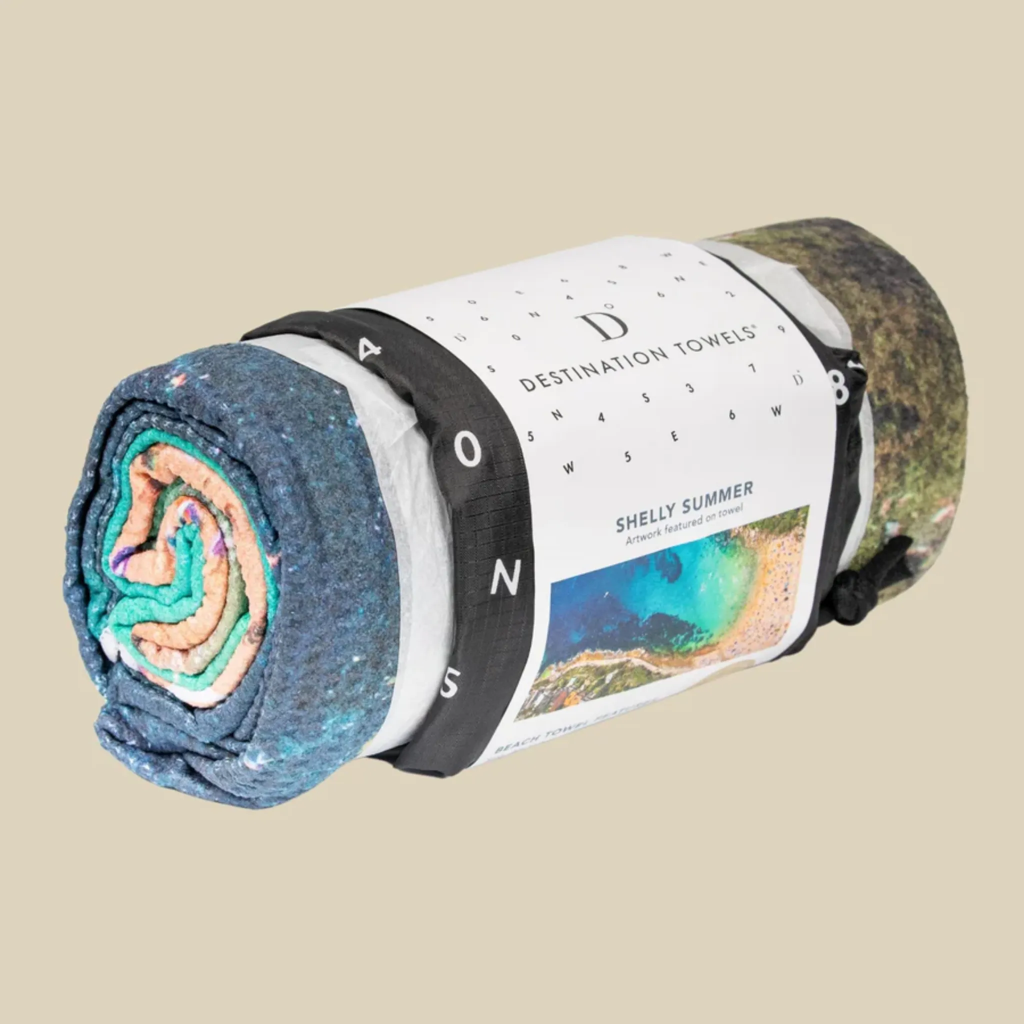 Beach Towel Shelly Summer by Destination Label
