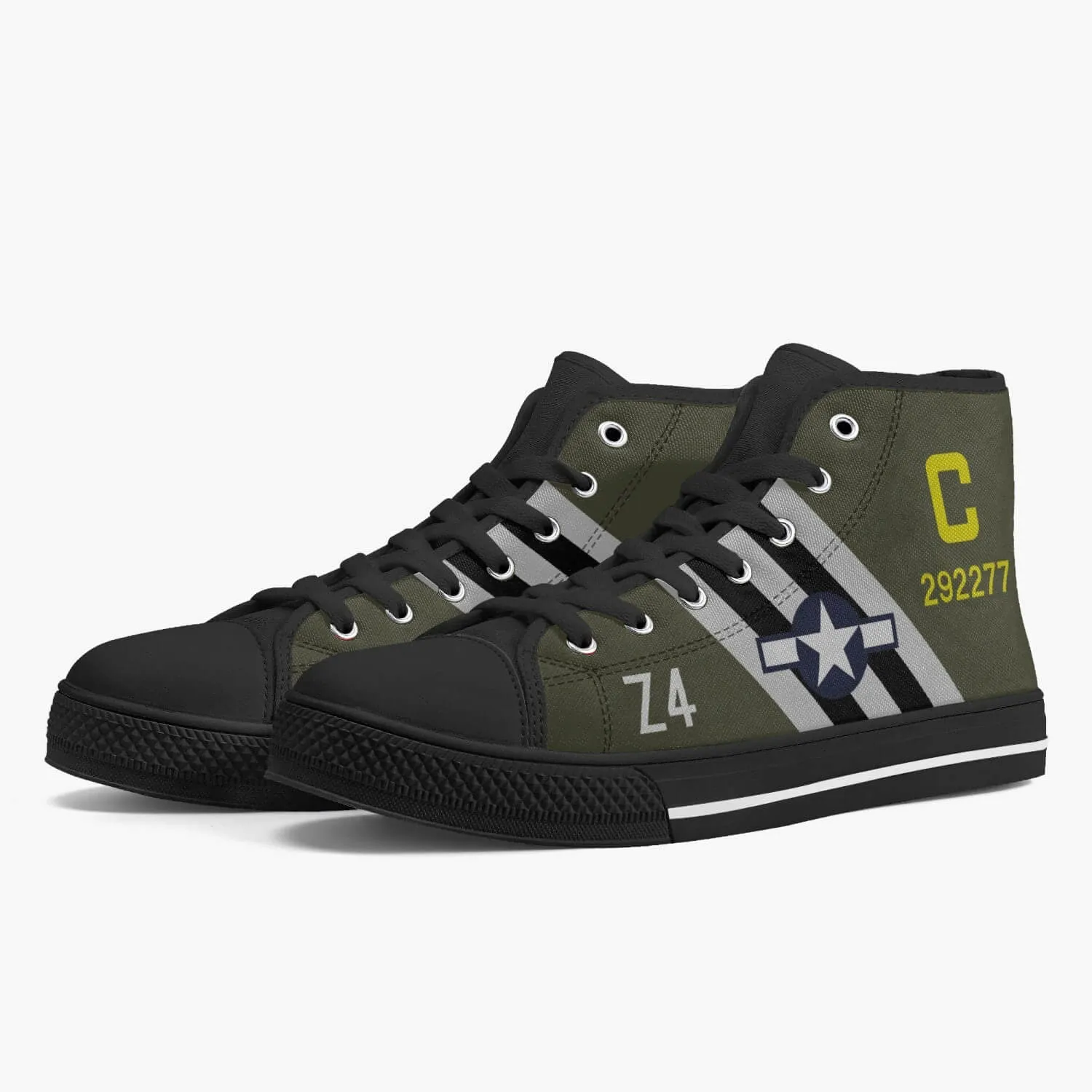 C-47 "Boogie Baby" High Top Canvas Shoes