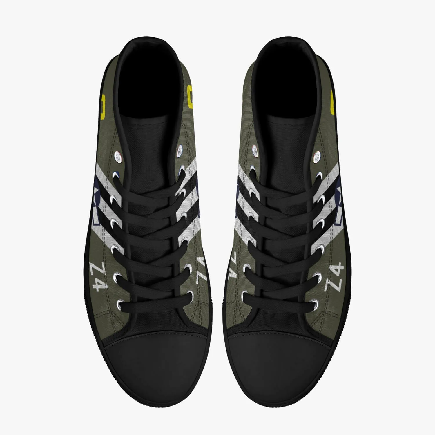C-47 "Boogie Baby" High Top Canvas Shoes