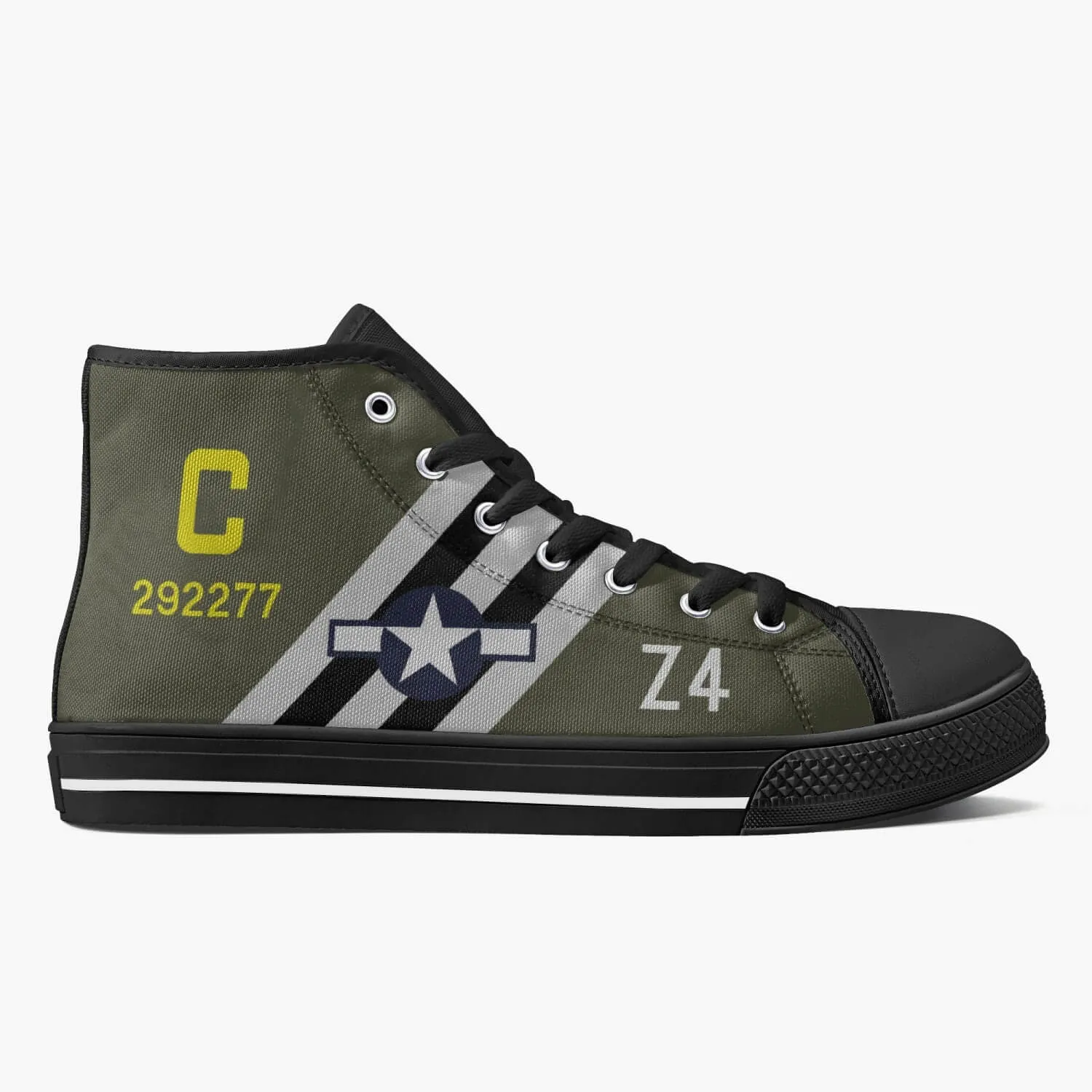 C-47 "Boogie Baby" High Top Canvas Shoes