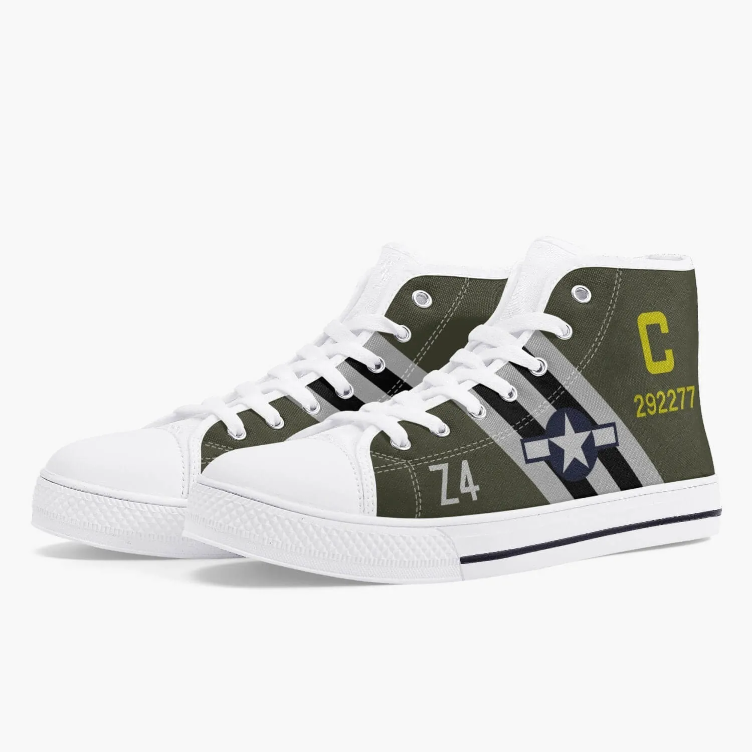 C-47 "Boogie Baby" High Top Canvas Shoes