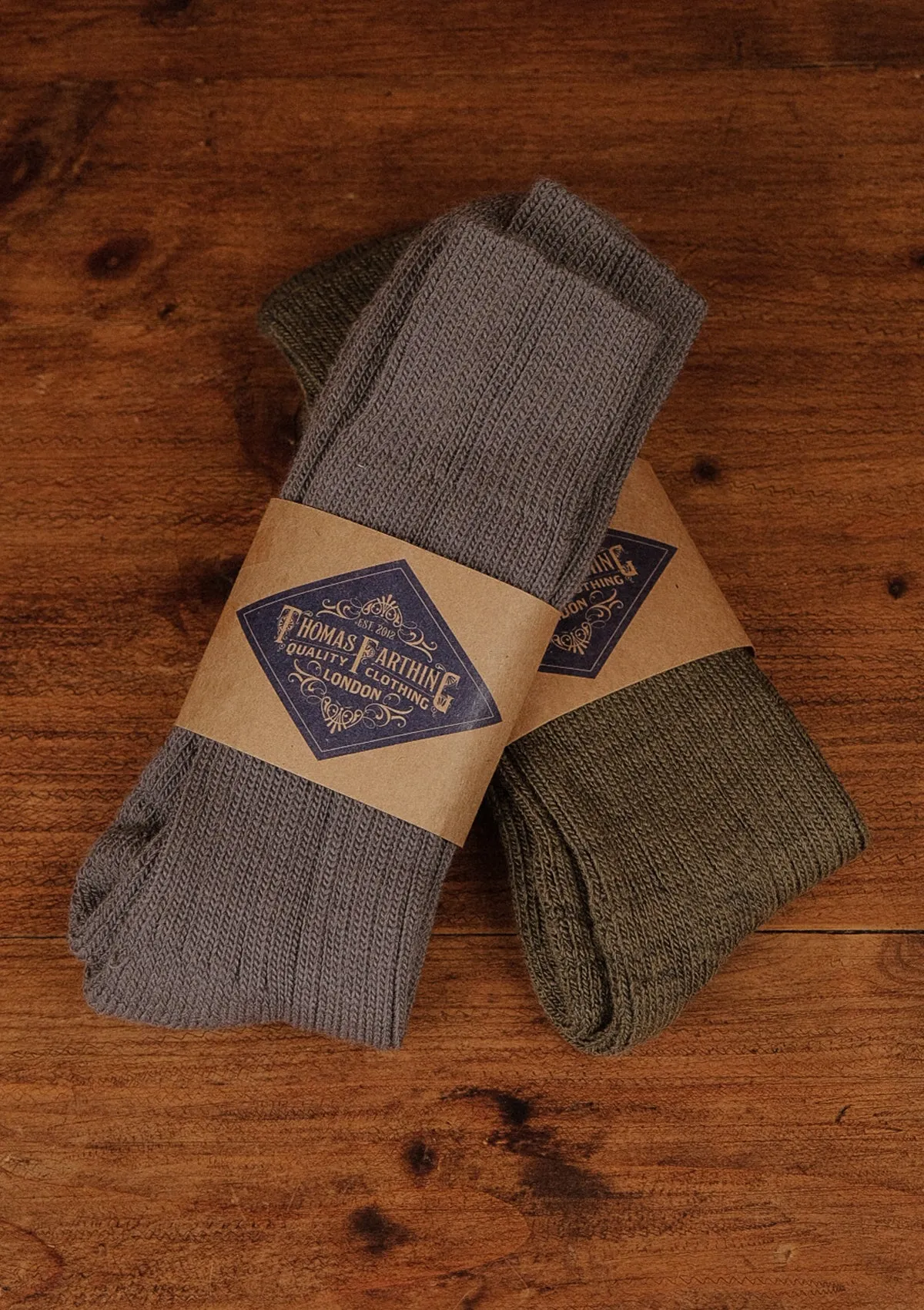 Classic Ribbed Socks - Sage