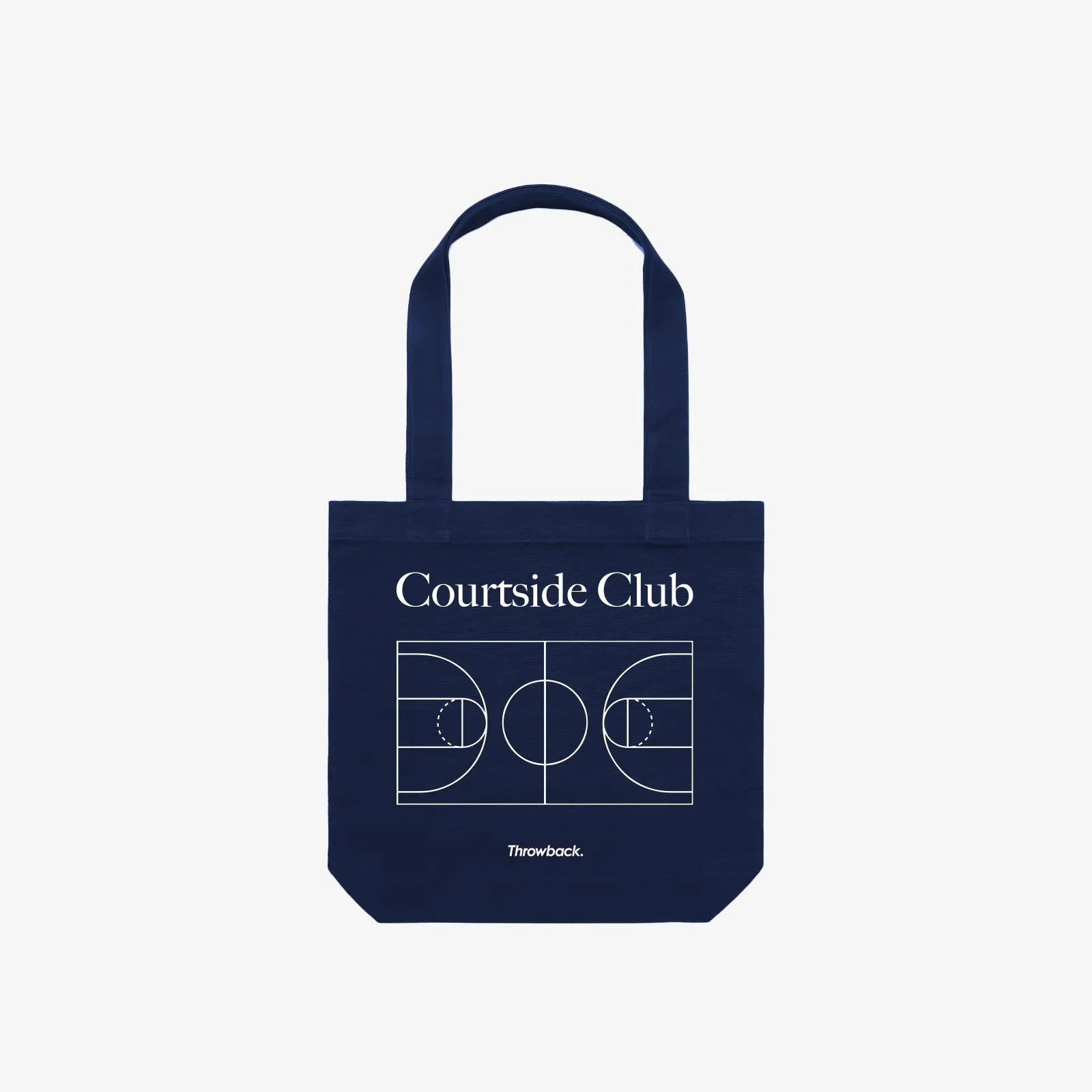 Courtside Club Tote Bag - Obsidian