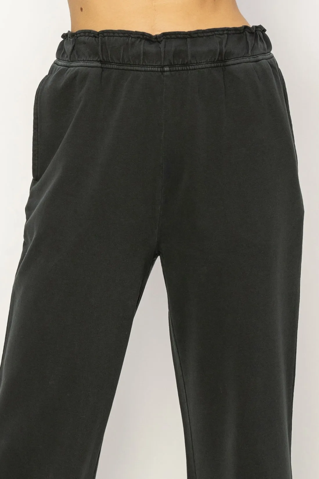 DZ24C346-D-High Waist Flare Pants