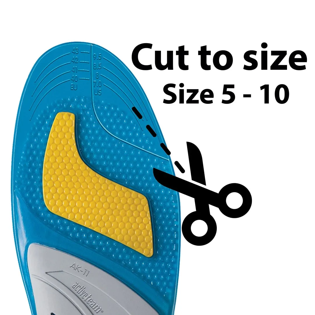 Gel Insoles Sports Everyday Active Comfort Shoe Inserts