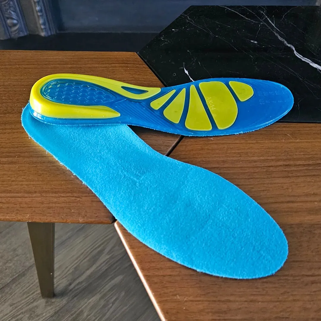 Gel Insoles Sports Everyday Active Comfort Shoe Inserts