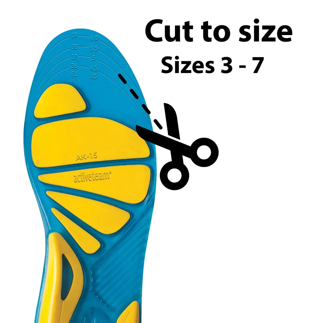 Gel Insoles Sports Everyday Active Comfort Shoe Inserts