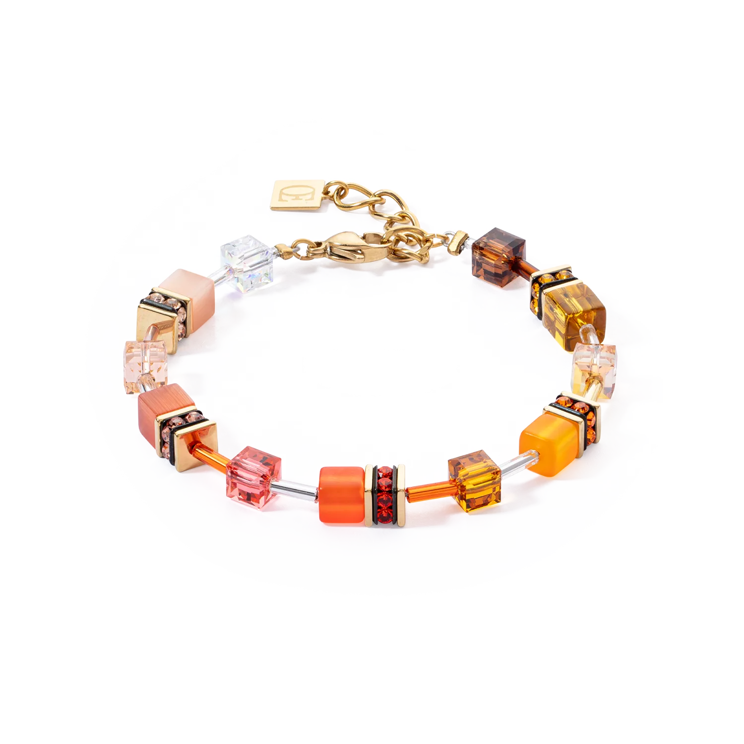 GeoCUBE® Iconic bracelet Sunset gold