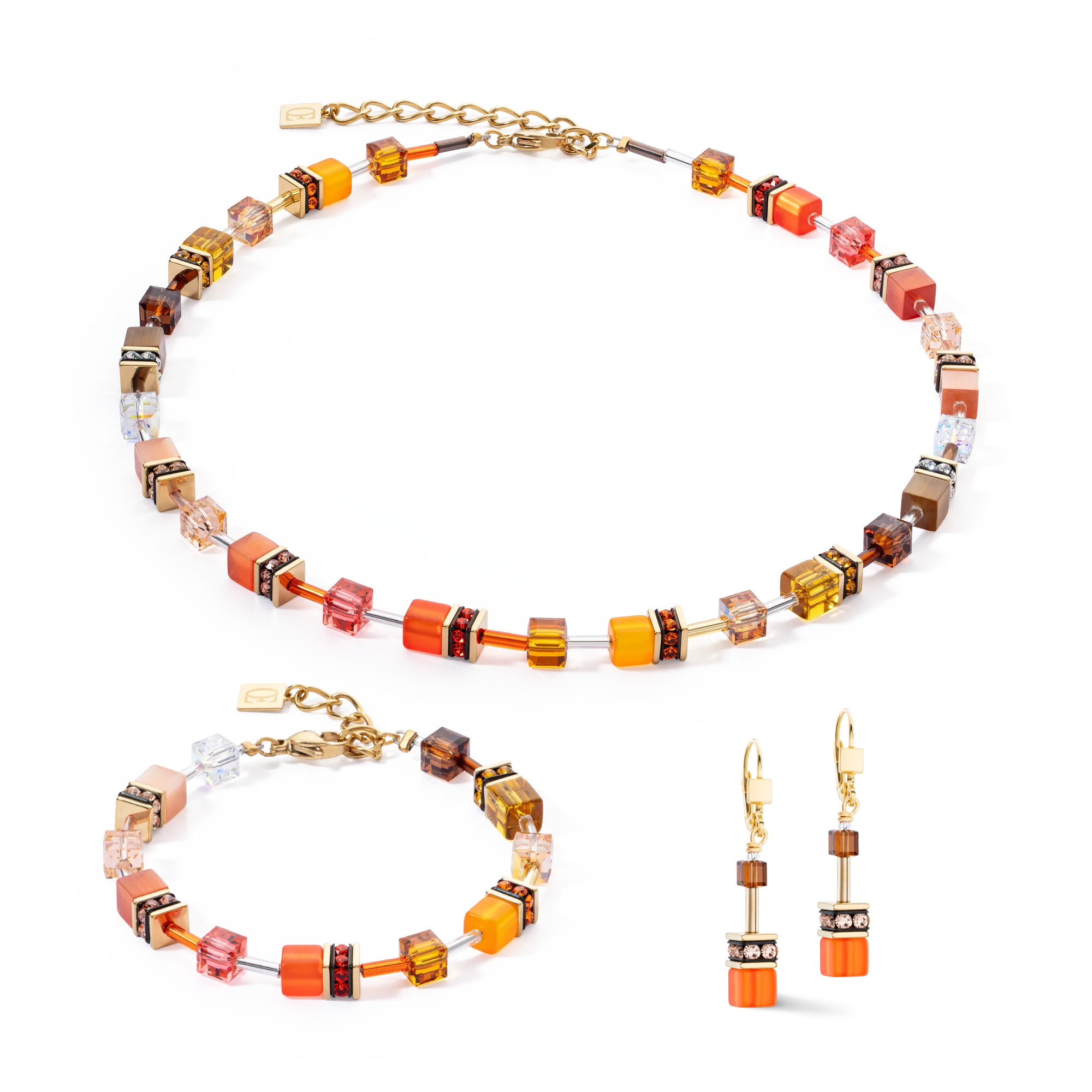 GeoCUBE® Iconic bracelet Sunset gold