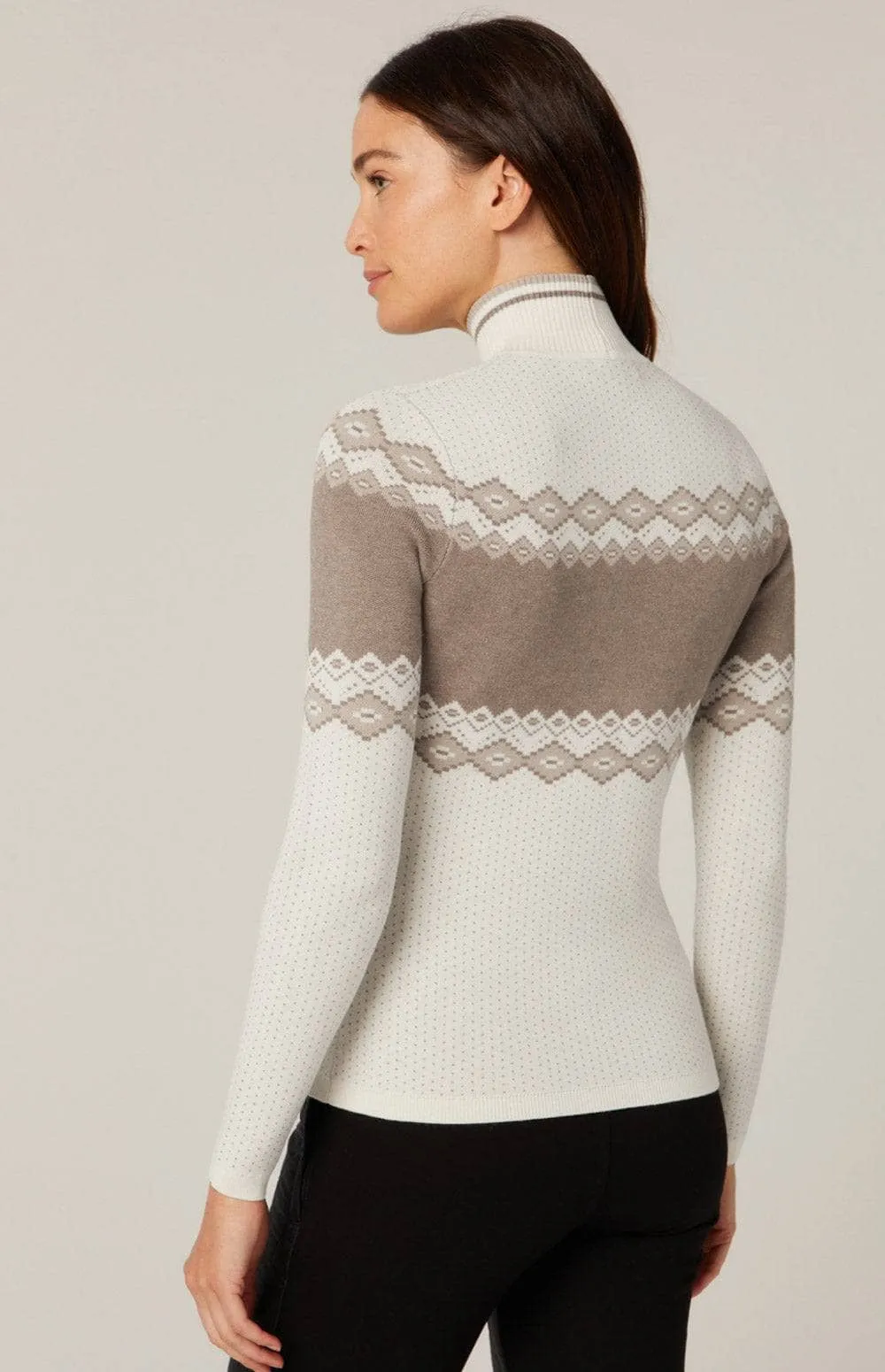 Goldie Mock Neck Sweater | Ivory