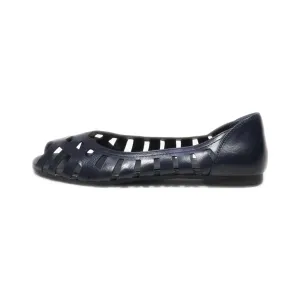Graceland Flat Sandals Leather Blue Colour For Women