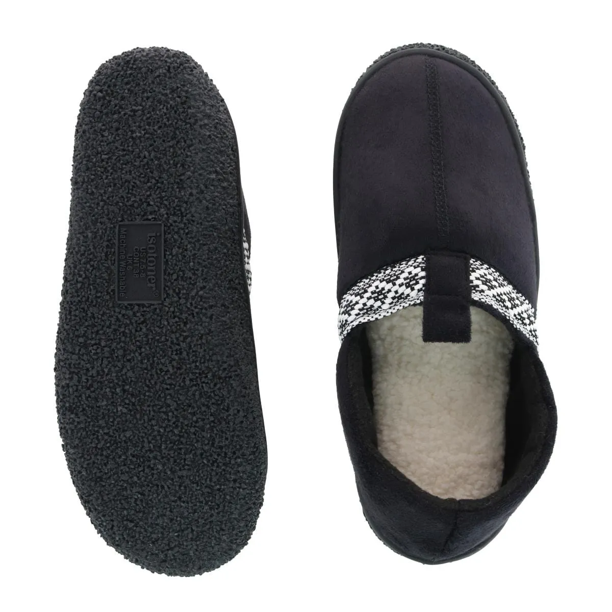 Isotoner Women's Sienna Recycled Microsuede Closed Back Slipper