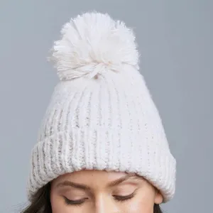 LEMON STORM HAT WITH POMPOM