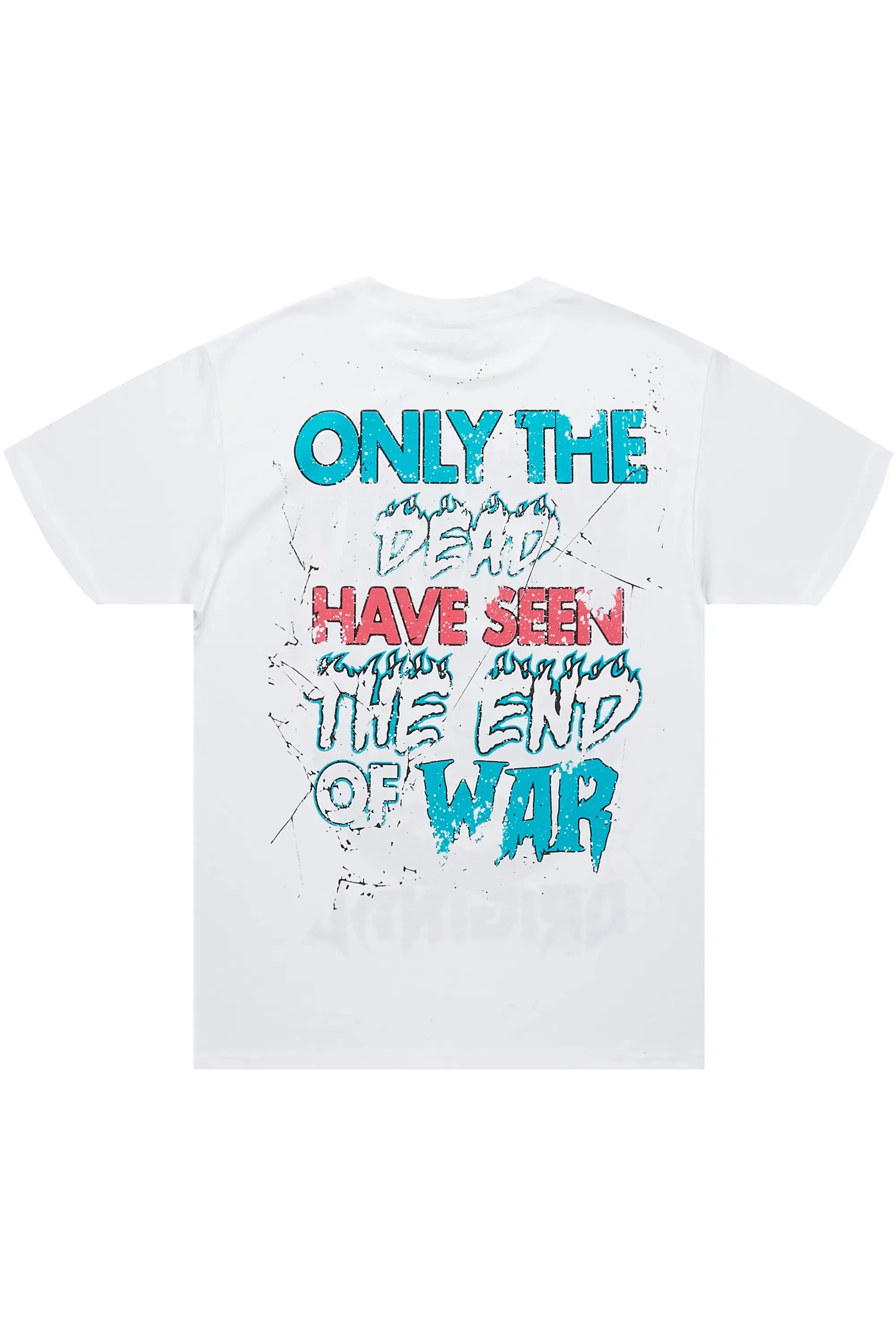 Light It Up White Oversized T-Shirt