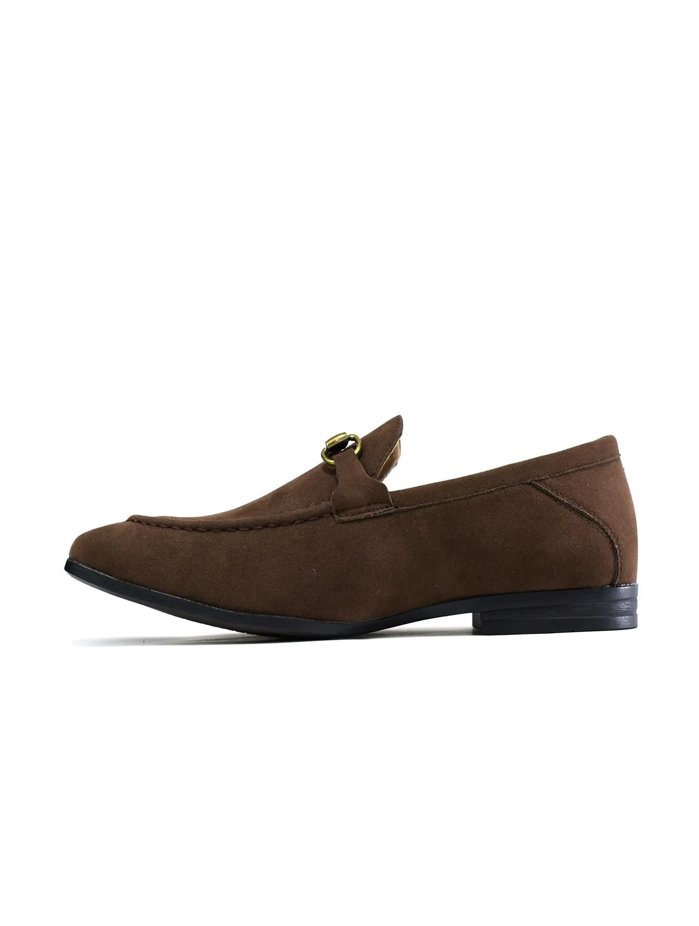 Men's Brass Snaffle Formal Shoes Brown
