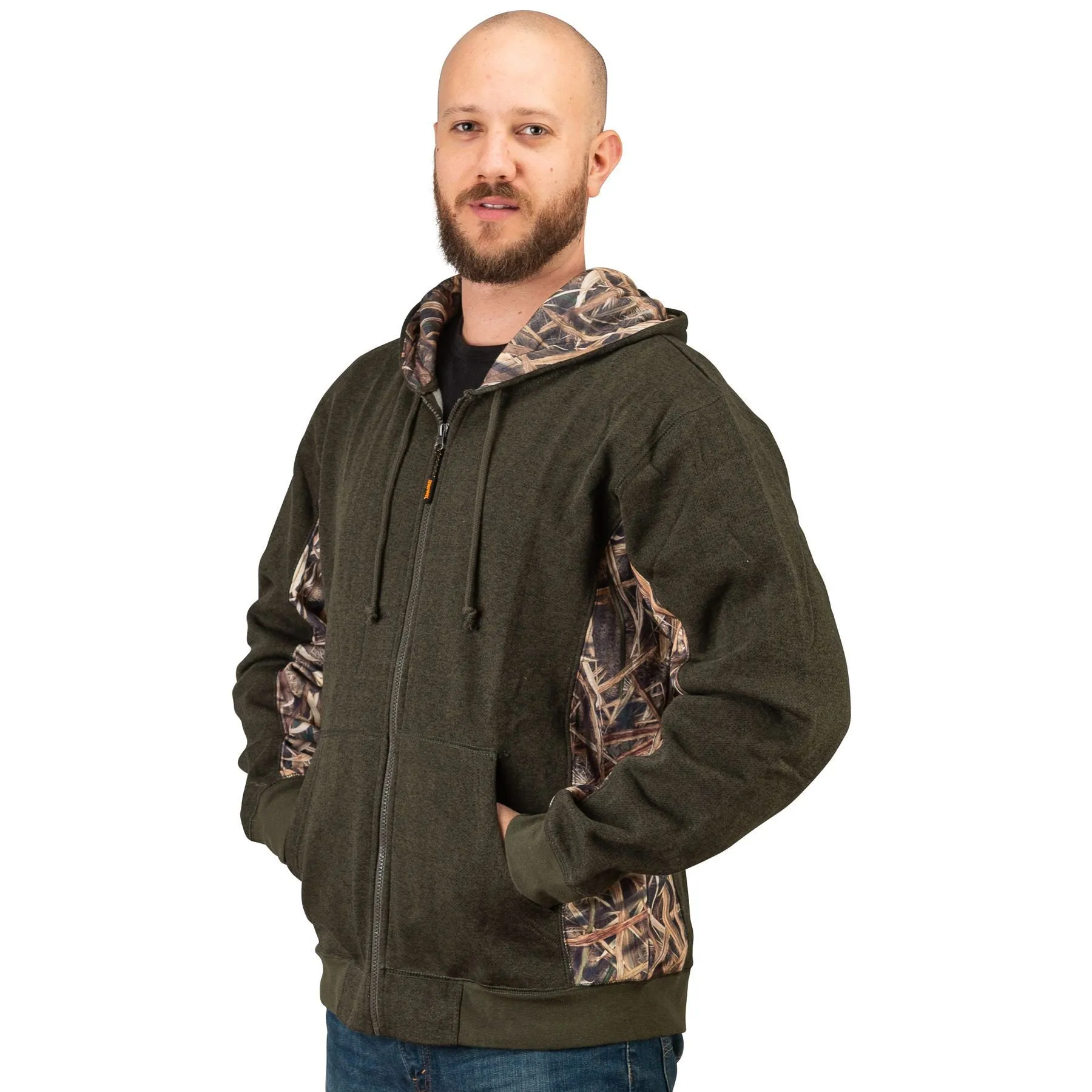 Men's Cambrillo Hooded Sweatshirt Shadow Grass Blades Camo