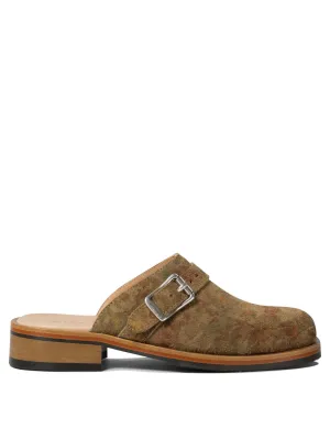 Men's "camion Mule" Slippers in Brown | Size 40 | A4247CPDPETAL Color DANCE Color ROUGH Color SUEDE