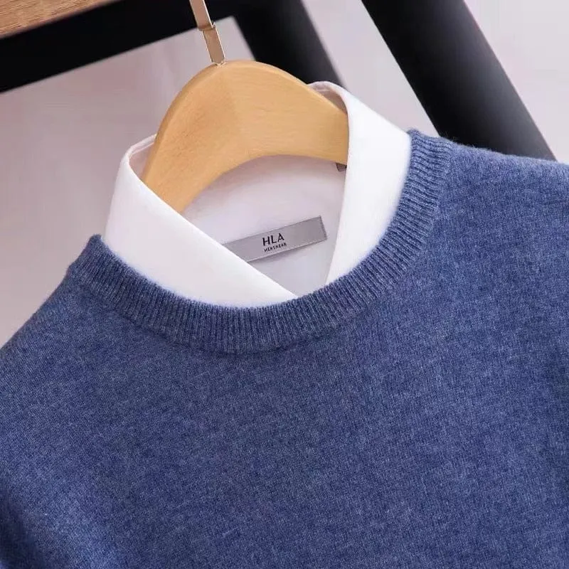 Men's Warm Wool Jumper for Everyday Comfort | Ideal for Autumn/Winter Everyday Wear