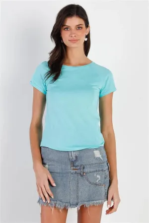 Mint Short Sleeve T-Shirt Top /2-2-2