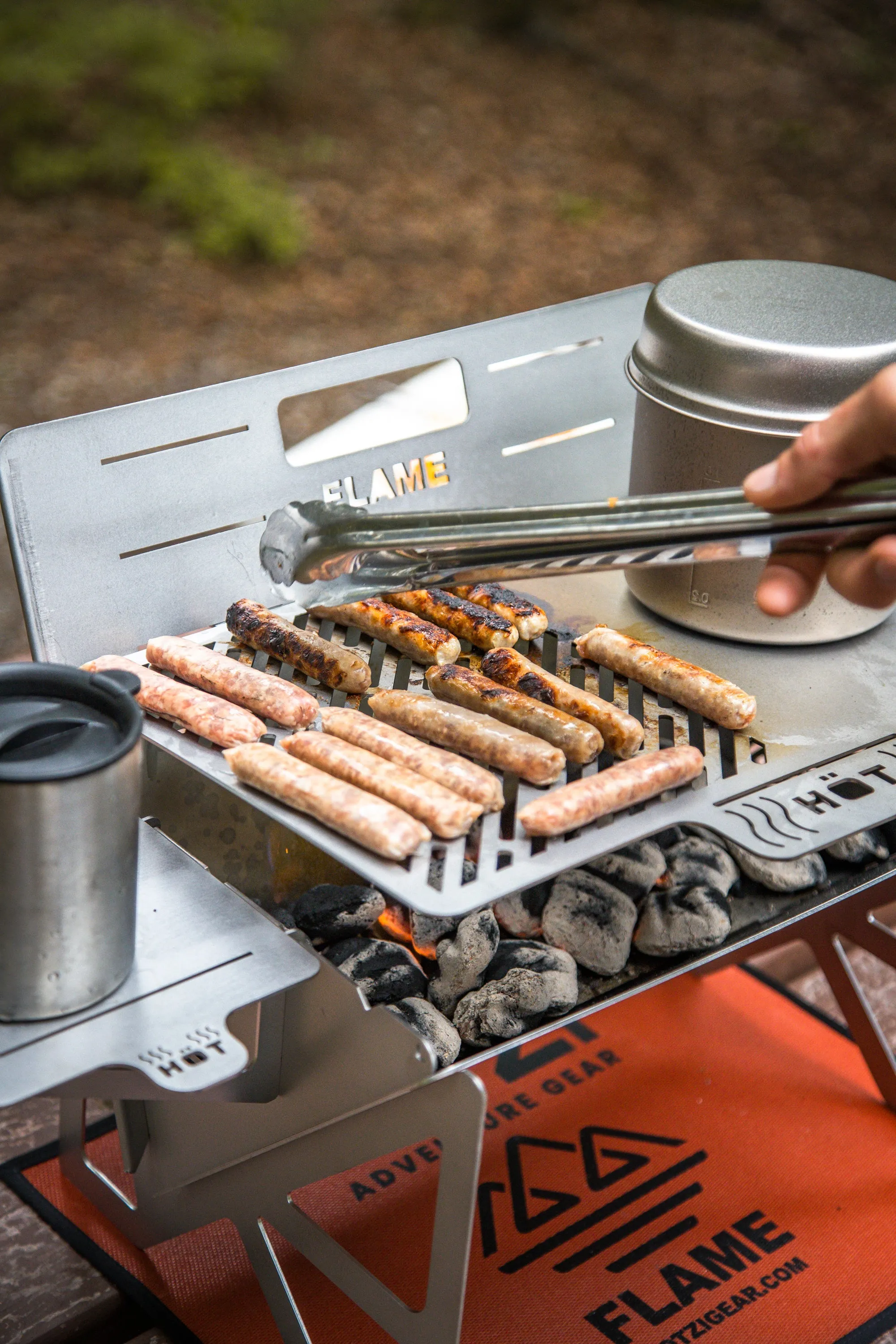 Otzi Flame Portable 4-6 Person Grill *Hybrid Alloy*
