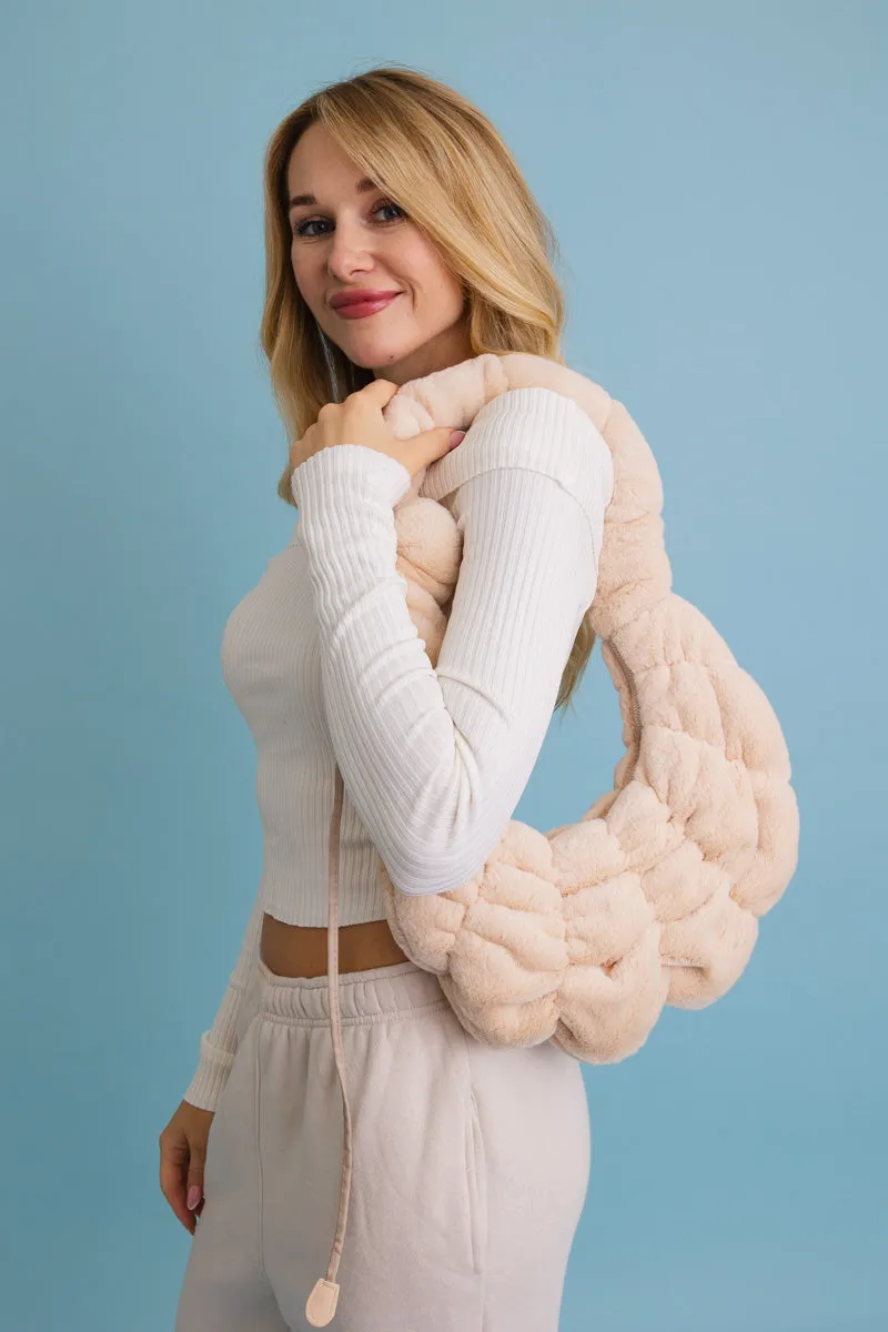 Plush Cloud Knit Cross Body Bag ☁️