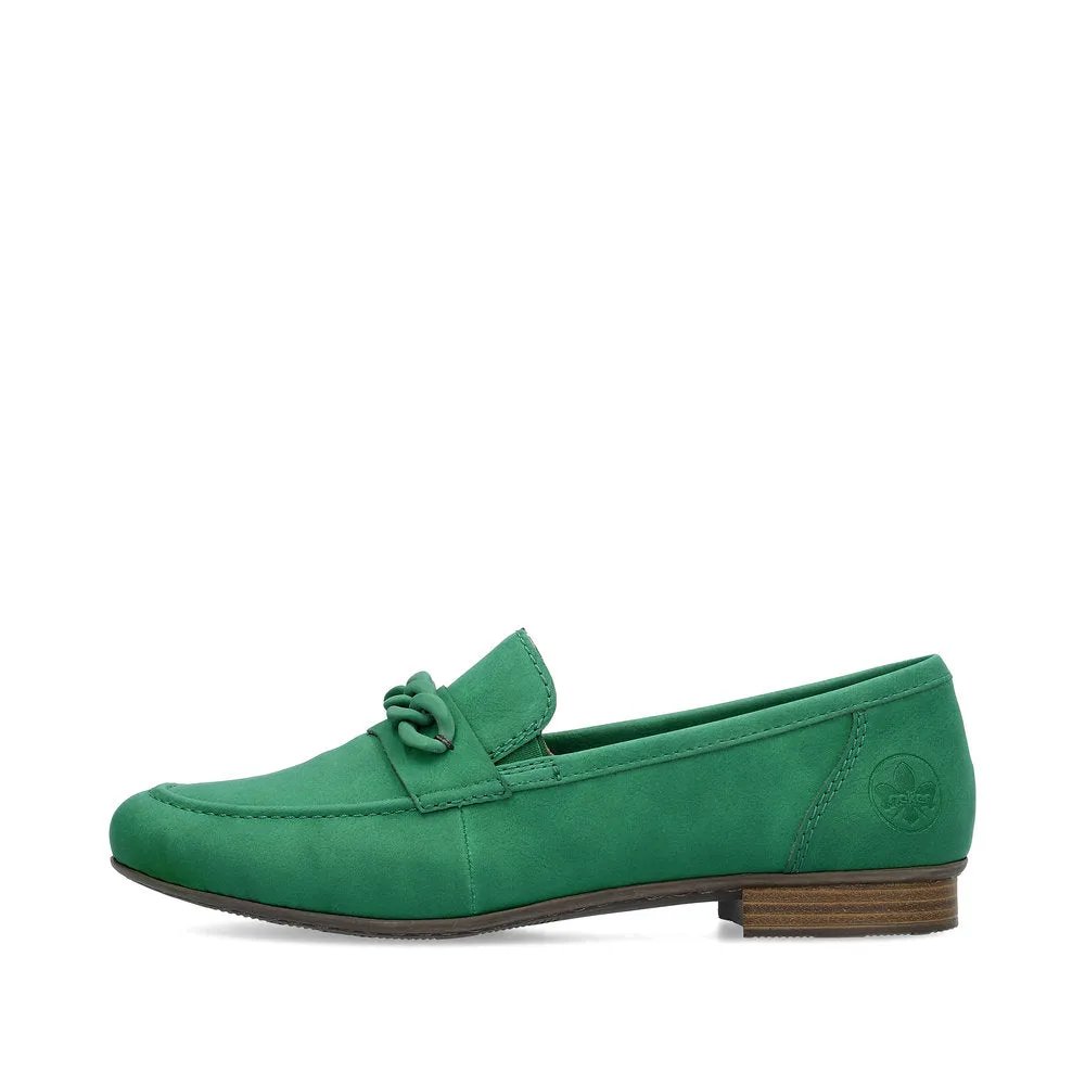 Rieker Ladies Chain Trim ladies Loafer
