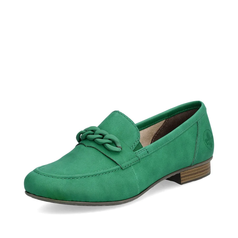 Rieker Ladies Chain Trim ladies Loafer