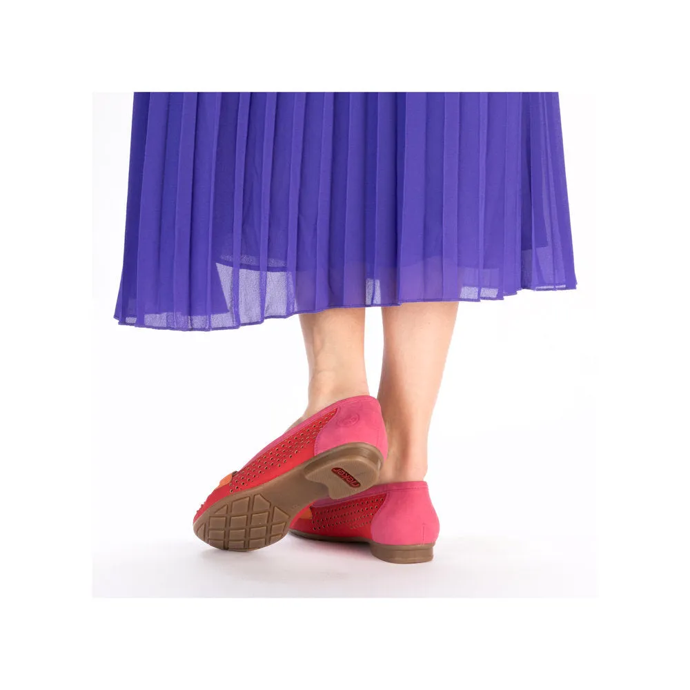 Rieker Ladies Perforated Loafer