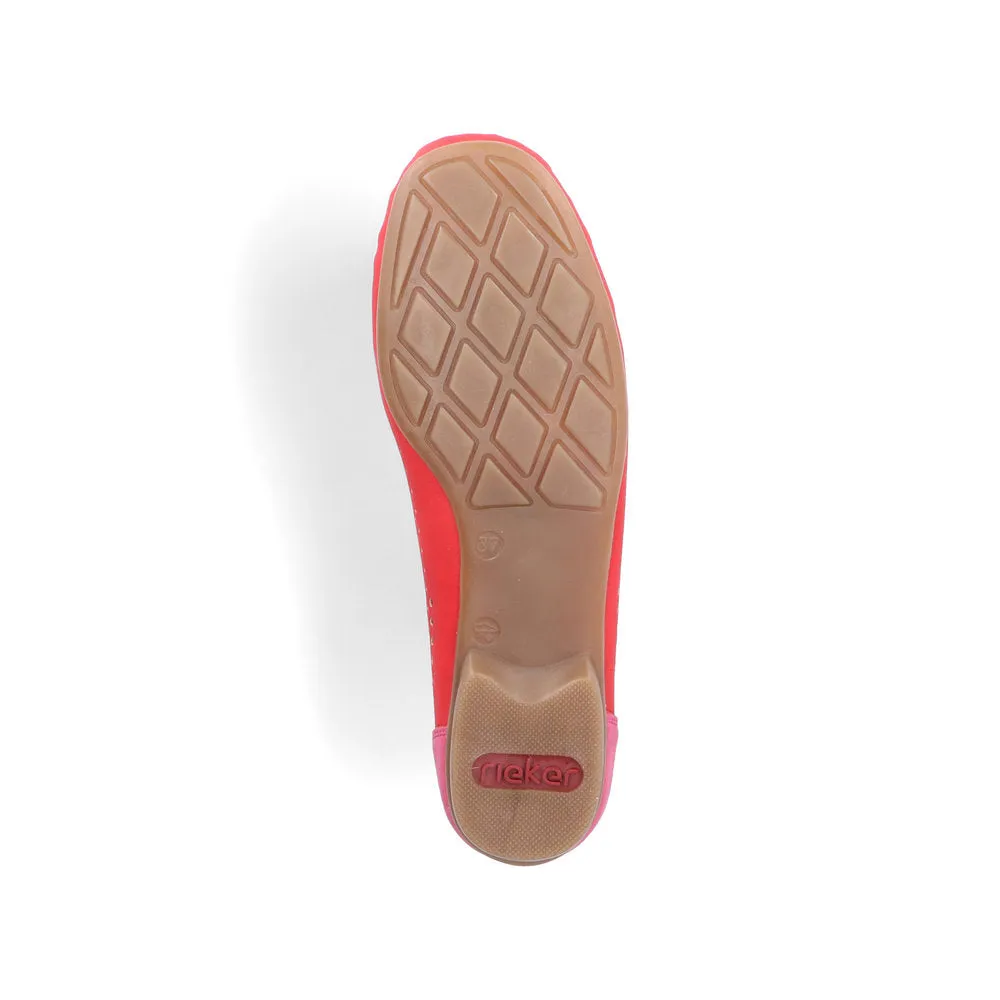 Rieker Ladies Perforated Loafer