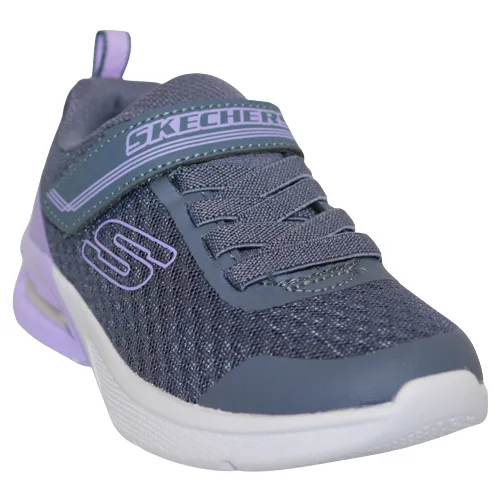 Skechers Kids Velcro Trainers - 302343 - Grey