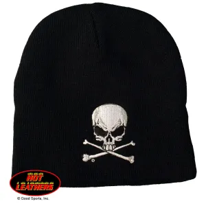 Skull and Crossbones Knit Cap