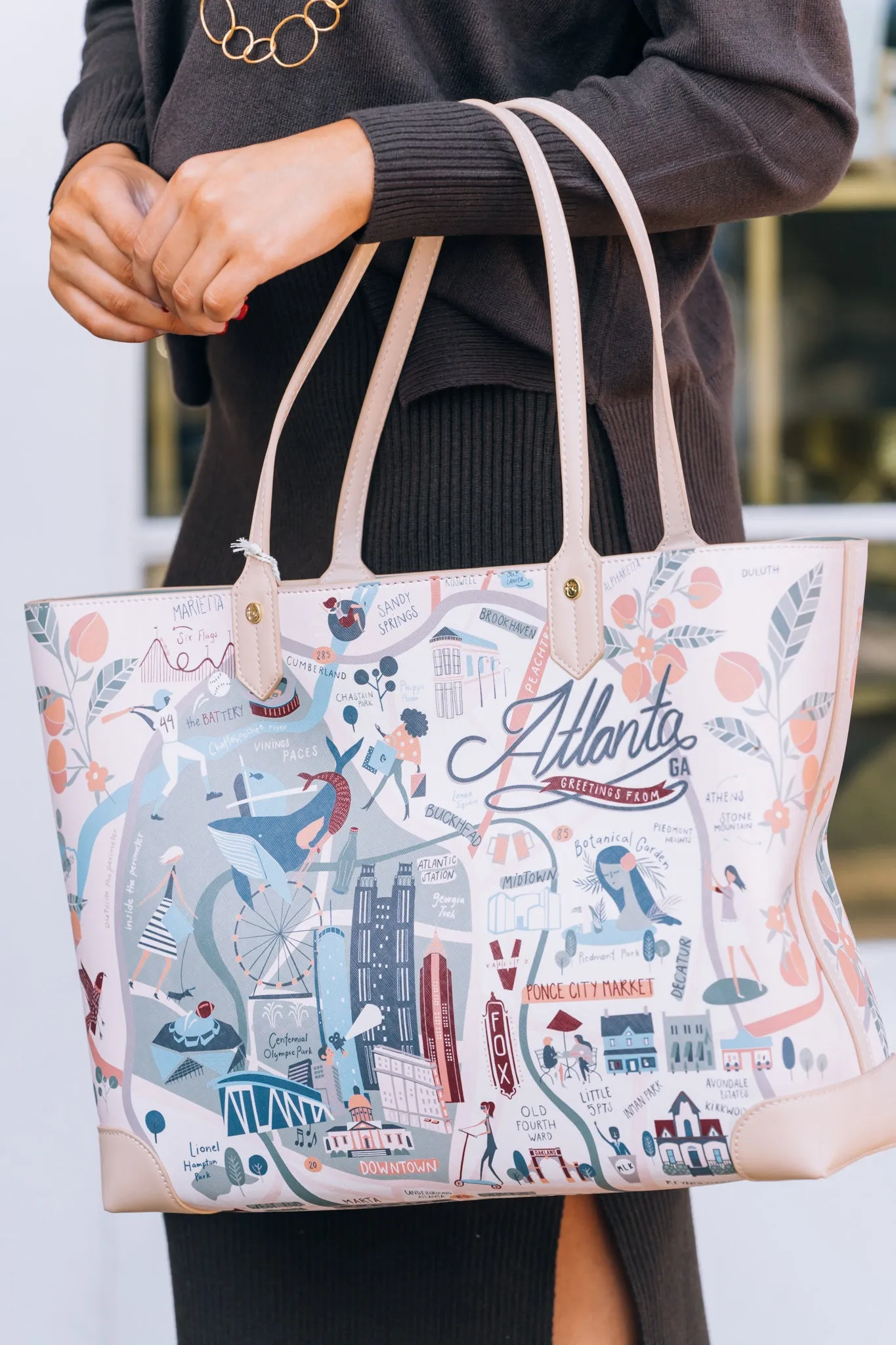 Spartina - Greetings from Atlanta Beach Tote