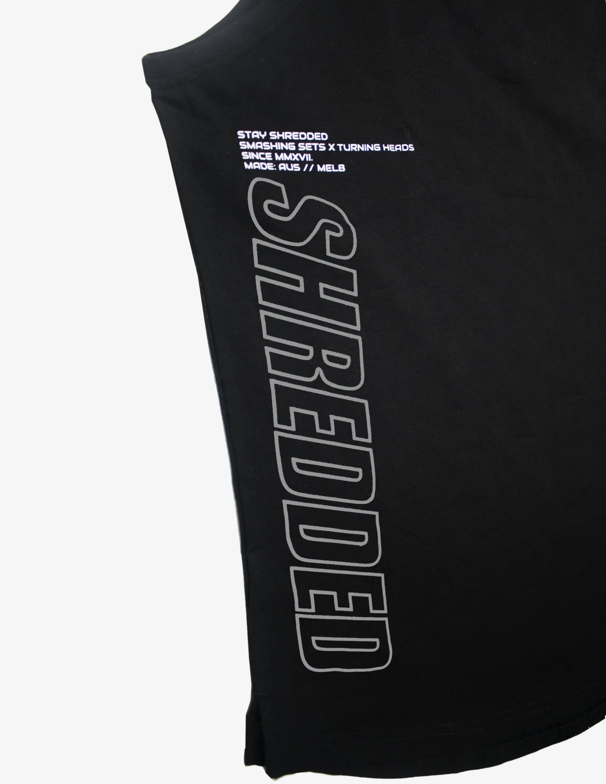 Surge Reflective Longline Tank Black