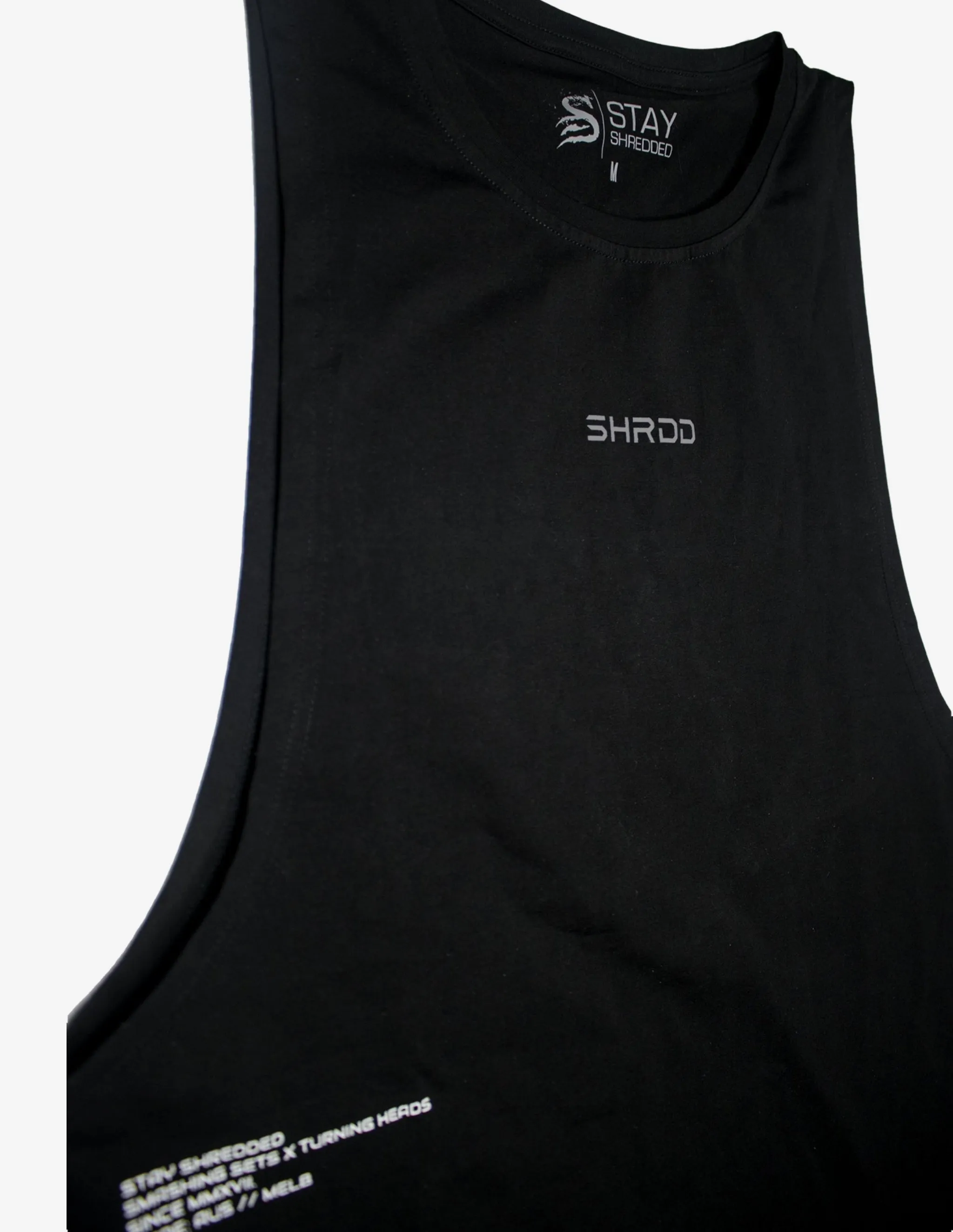 Surge Reflective Longline Tank Black