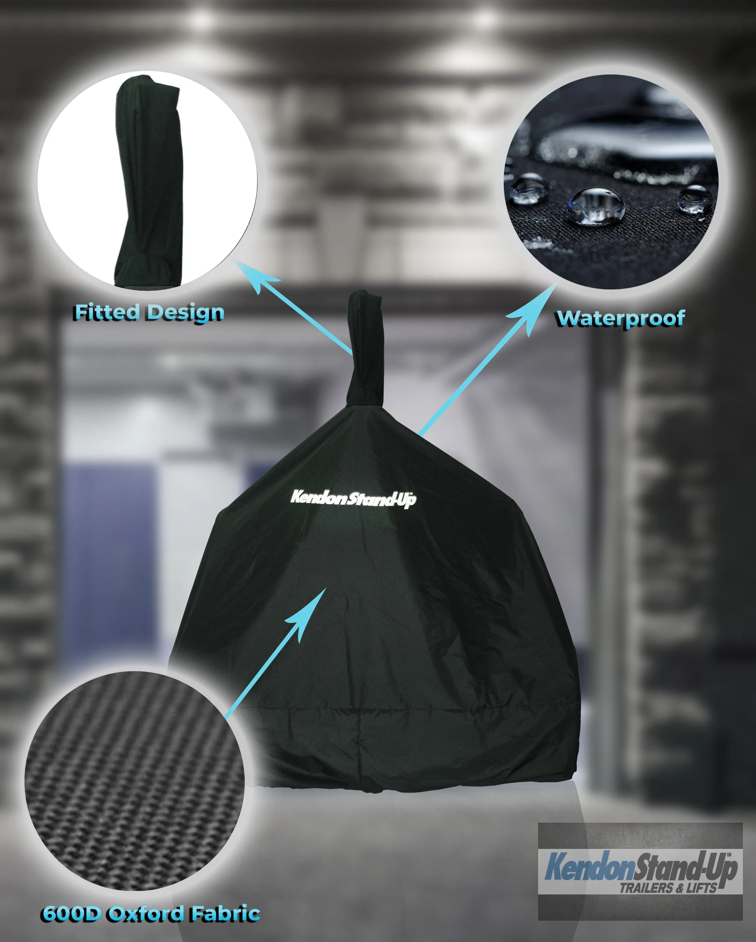 Utility UTV Motorcycle Trailer Cover