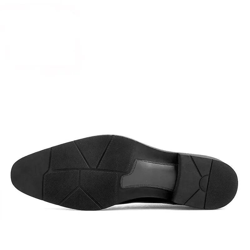 West Louis™ Breathable Genuine Leather Dress Shoes