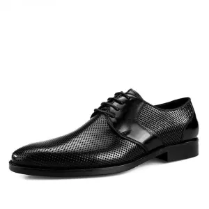 West Louis™ Breathable Genuine Leather Dress Shoes
